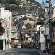 アーケード東端部から千光寺を見上げる景色も良かったです