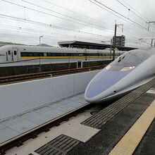 500系とレールスター