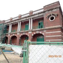 旧長崎英国領事館は工事中