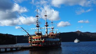芦ノ湖の景色を楽しめます