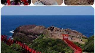 千本鳥居の先は荒々しい海だった：元乃隅神社 (もとのすみじんじゃ) 