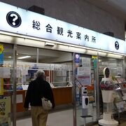 別府駅には観光案内所が三か所ありました。