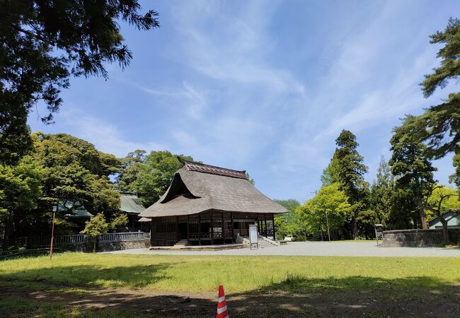 普段は静かな神社