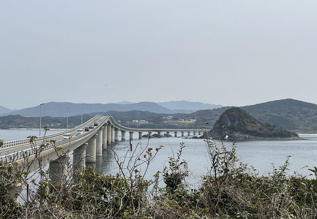 角島大橋を角島側から展望