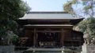 忍城から道路を挟んだ向かい側にある東照宮