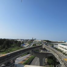 那覇空港駅からの眺め