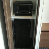 ツードアの冷蔵庫に電子レンジ