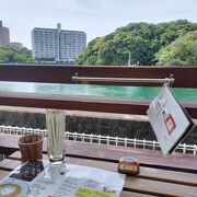 南紀白浜の銘菓かげろうの福菱の本店では本店限定の生かげろうを食べられるカフェを併設しています