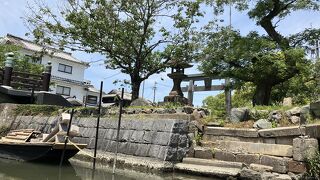 柳川のお堀で川下り