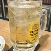 まさしく日本の居酒屋さん！メガハイボールが人気だそうです。