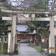 寺町寺院群にある神社です