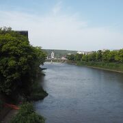 熊本市街地を流れている