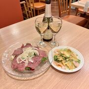 お手軽な飲食店がたくさんあります