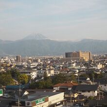 部屋から富士山が綺麗に見えました。