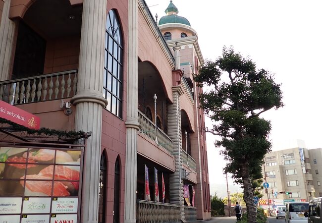長崎路面電車資料館が入っているレトロな建物