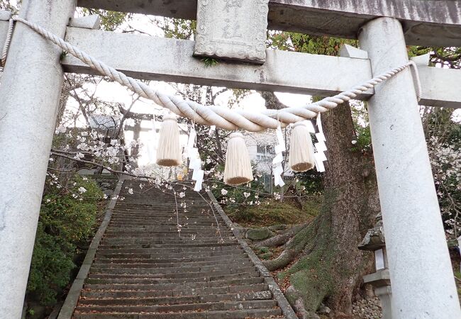 長崎稲佐山ロープウェイ淵神社駅のそば