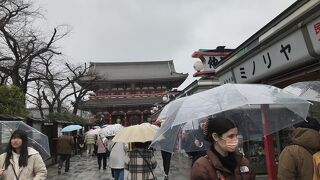 東京で一番観光客が多い。