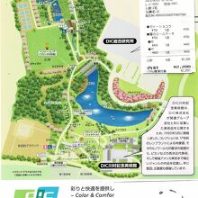 川村記念美術館・庭園散策Map