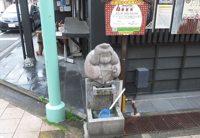 伊東駅から最も遠いところにあるお湯かけ七福神です。