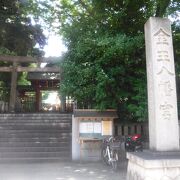 渋谷では有名な神社