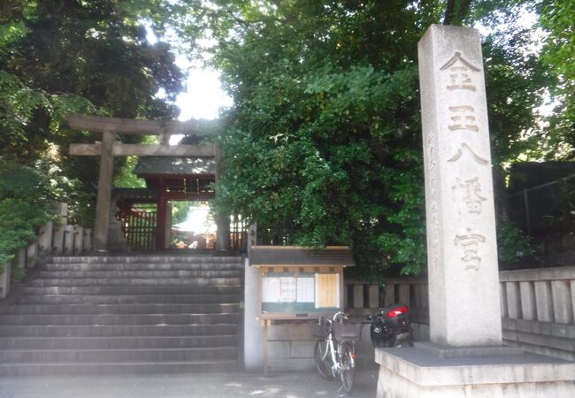 渋谷では有名な神社
