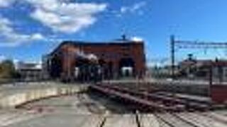 下今市駅SL展示館 転車台広場