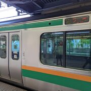 赤羽や大宮に行く電車