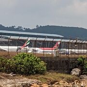 飛行機ビーチ