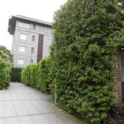 境内は趣がある山門や、手入れがされた樹木と植栽が茂っている景観です