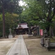 歴史のある神社でした。