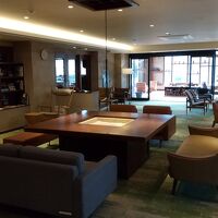 宿泊者用ロビーはとても落ち着きます