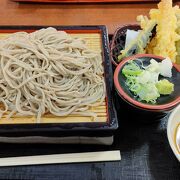 美味しいお蕎麦が食べられる