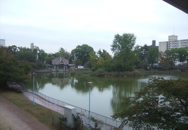 淀川河川敷を利用してつくられた綺麗な公園