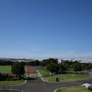 日産スタジアムを含む一帯の公園