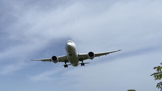 大迫力の飛行機