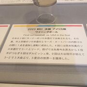 「2023WBCウイニングボール」等を観覧 