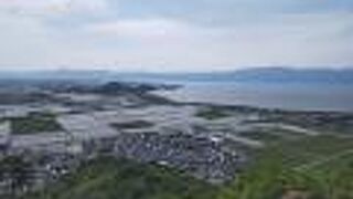 八幡山からの絶景を見に、空中散歩
