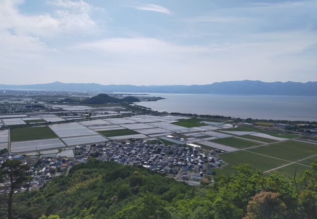 八幡山からの絶景を見に、空中散歩