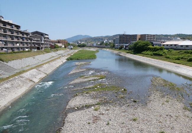 京都市内の下流域。