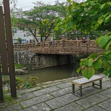 八幡堀の明治橋