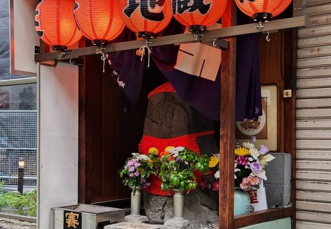 商店街の中に