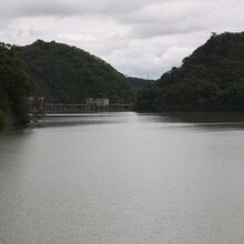 入畑ダムの風景