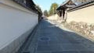 観光に最適な歩行者専用の道