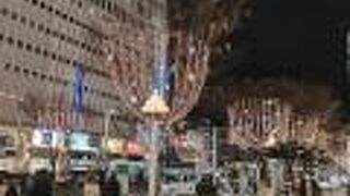 広小路通のイルミネーション