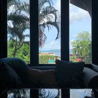 ２階からは海が見えます