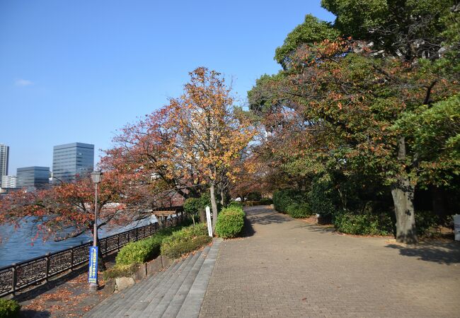 かつての佃島にある公園