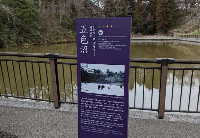 日本フィギュアスケート発祥の池