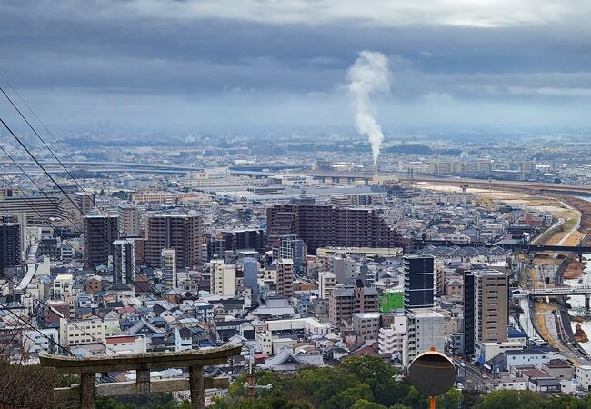 五月山からの景色は最高