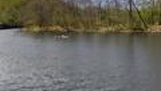 網走湖とつながっている