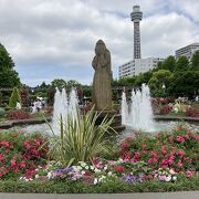 ５月はバラ園が綺麗だった